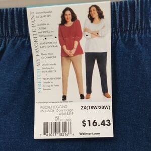 White Stag pocket jean leggings